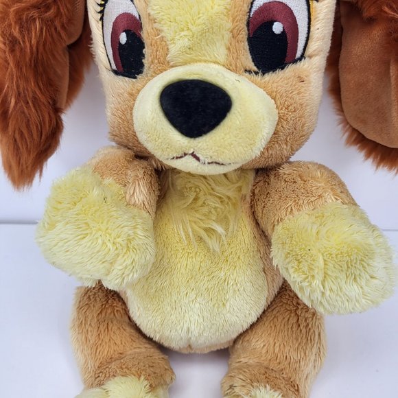 Vtg Disney Parks Babies Plush “Lady” Puppy Stuffed Blushing Authentic Original - Picture 3 of 12
